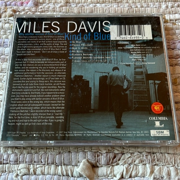 Miles Davis - “Kind Of Blue” CD Album 💿 - Picture 2 of 4